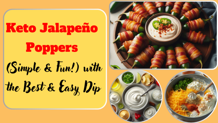 Keto Jalapeño Poppers (Simple & Fun!) with the Best & Easy Dip