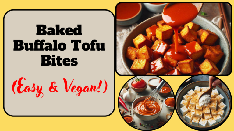 Baked Buffalo Tofu Bites (Easy & Vegan!)