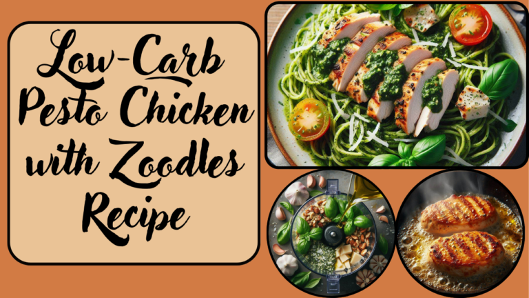 Low-Carb Pesto Chicken with Zoodles Recipe