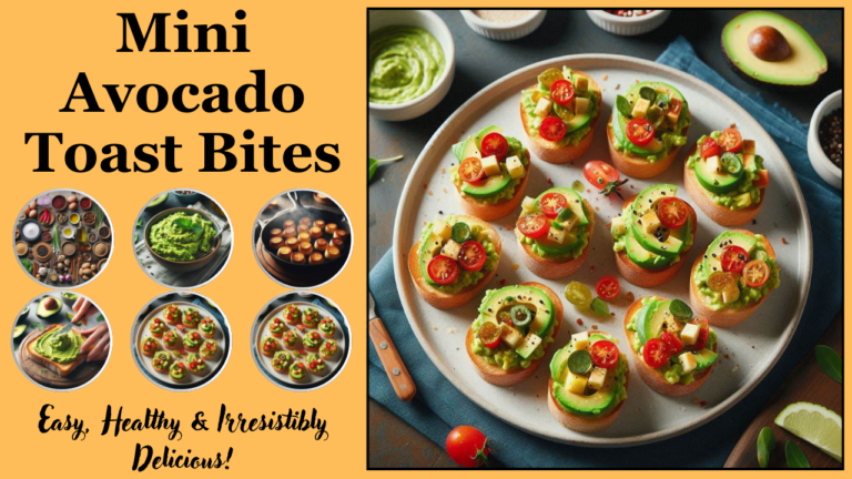 Mini Avocado Toast Bites – Easy, Healthy & Irresistibly Delicious!