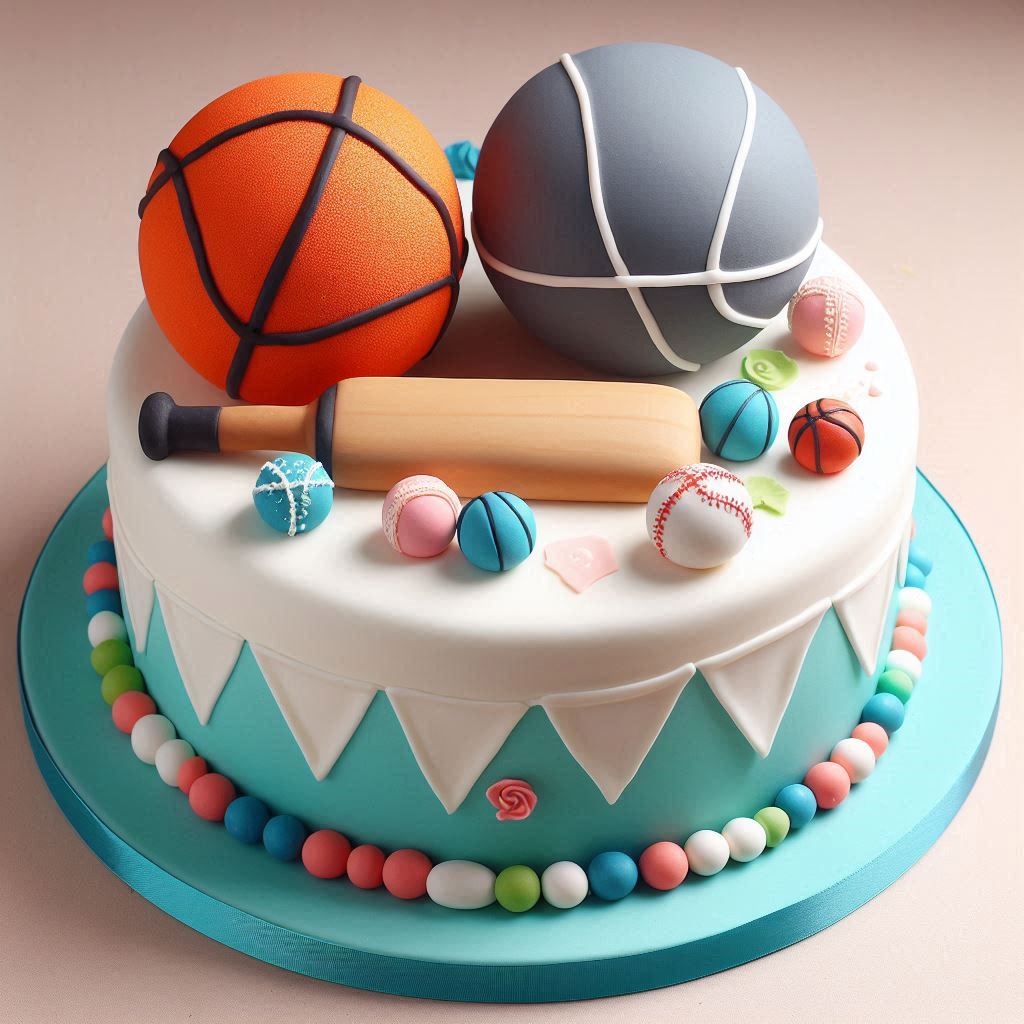  Sports Theme Cake