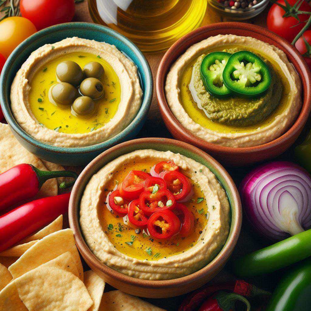 Hummus Trio: A Healthy, Flavor-Packed Option