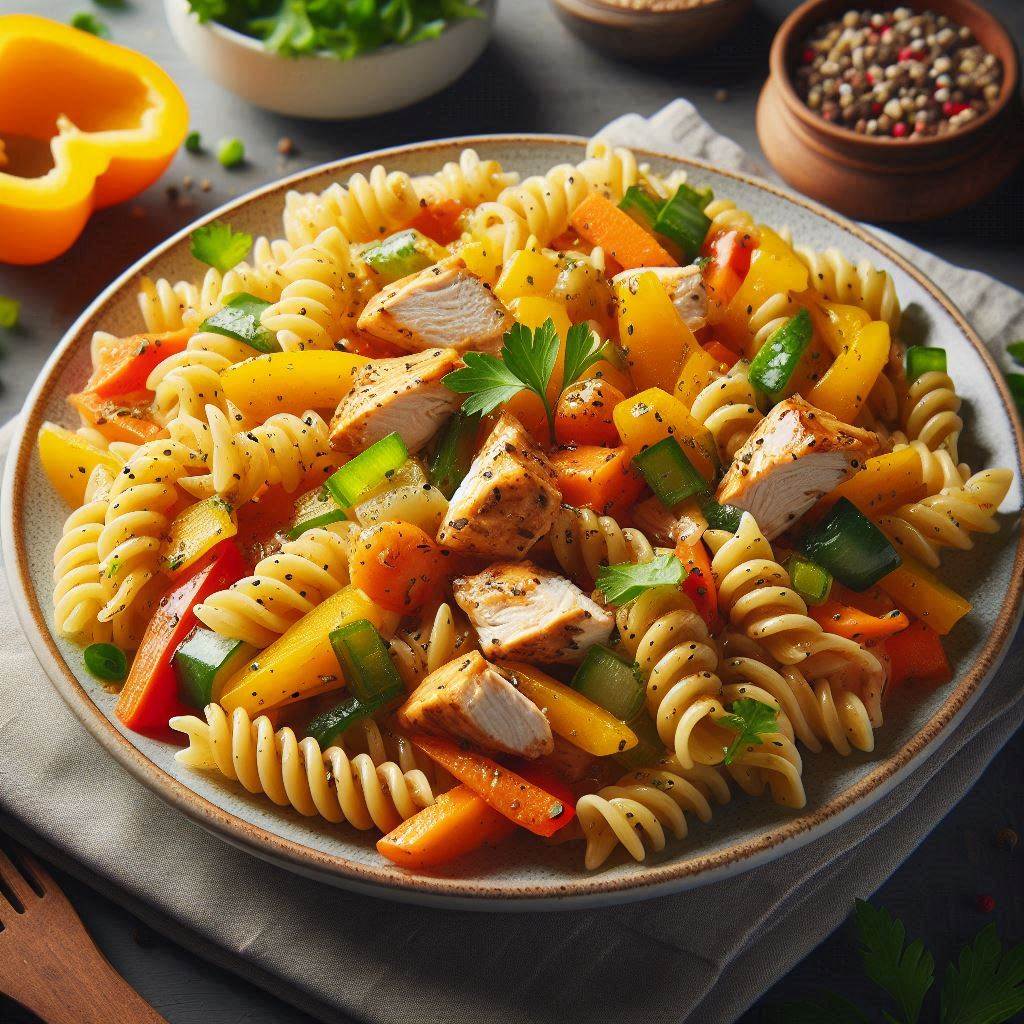 Honey Mustard Chicken Pasta Salad