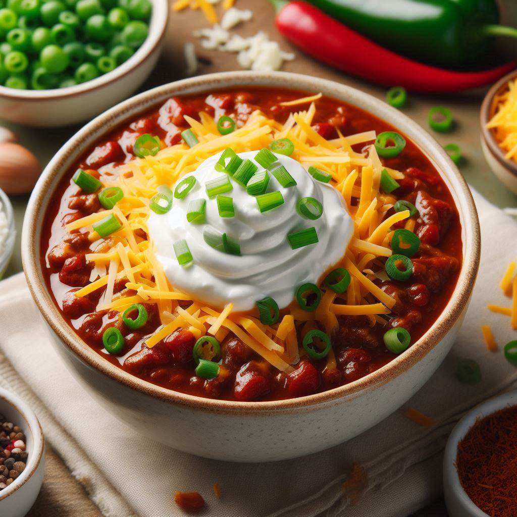 Crock Pot Chili with Ground Beef