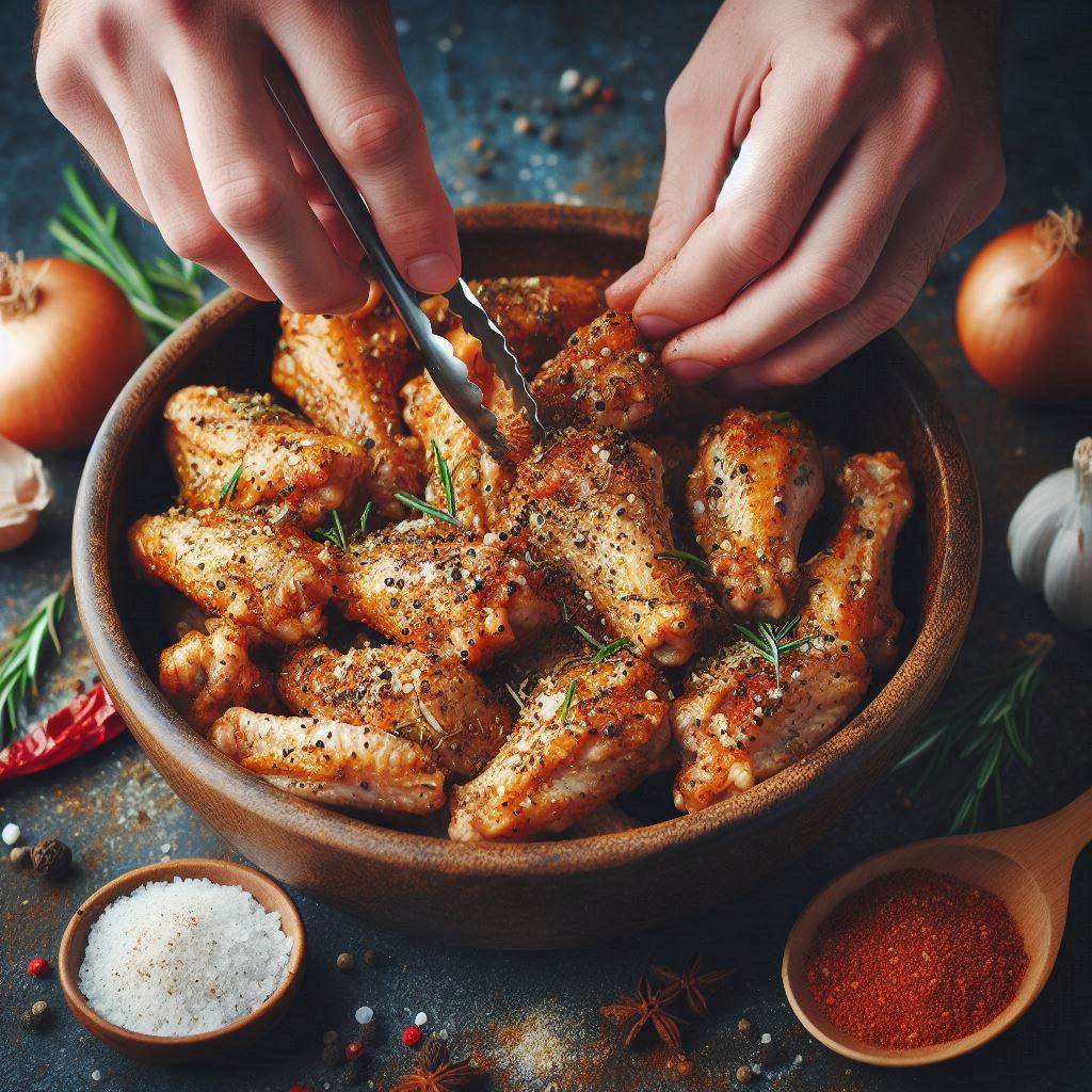Air Fryer Chicken Wings (Best & Easy!) 4 Season the Wings