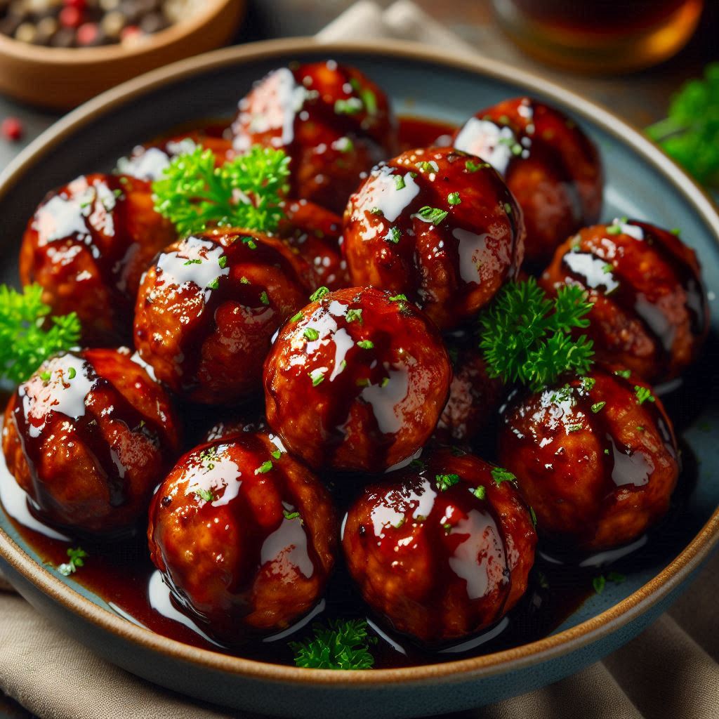 Crockpot BBQ Meatballs (Best & Easy!) 8 Serve and Enjoy!