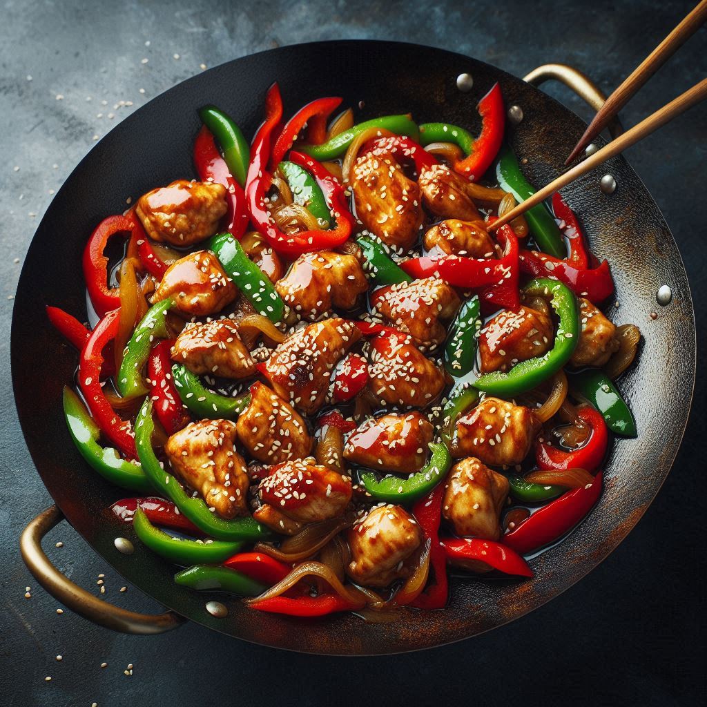 Chicken & Veggie Stir-Fry with Soy Sauce