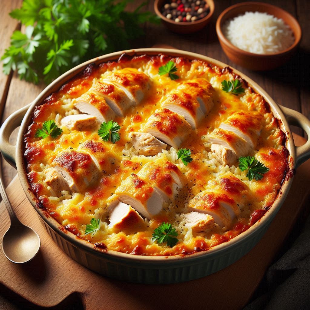 20 Easy Chicken Dinner Recipes for Family 19 Chicken and Rice Casserole