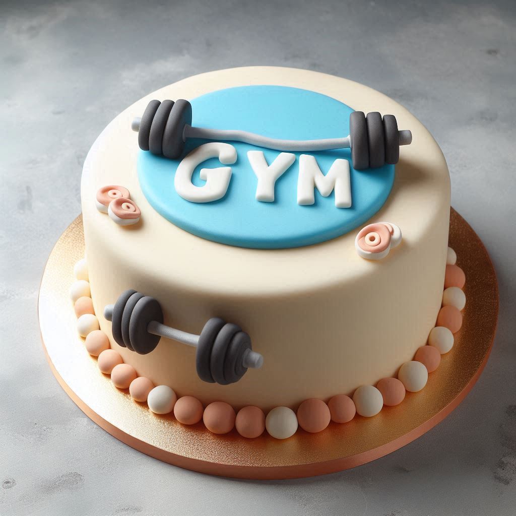 Gym Theme Cake