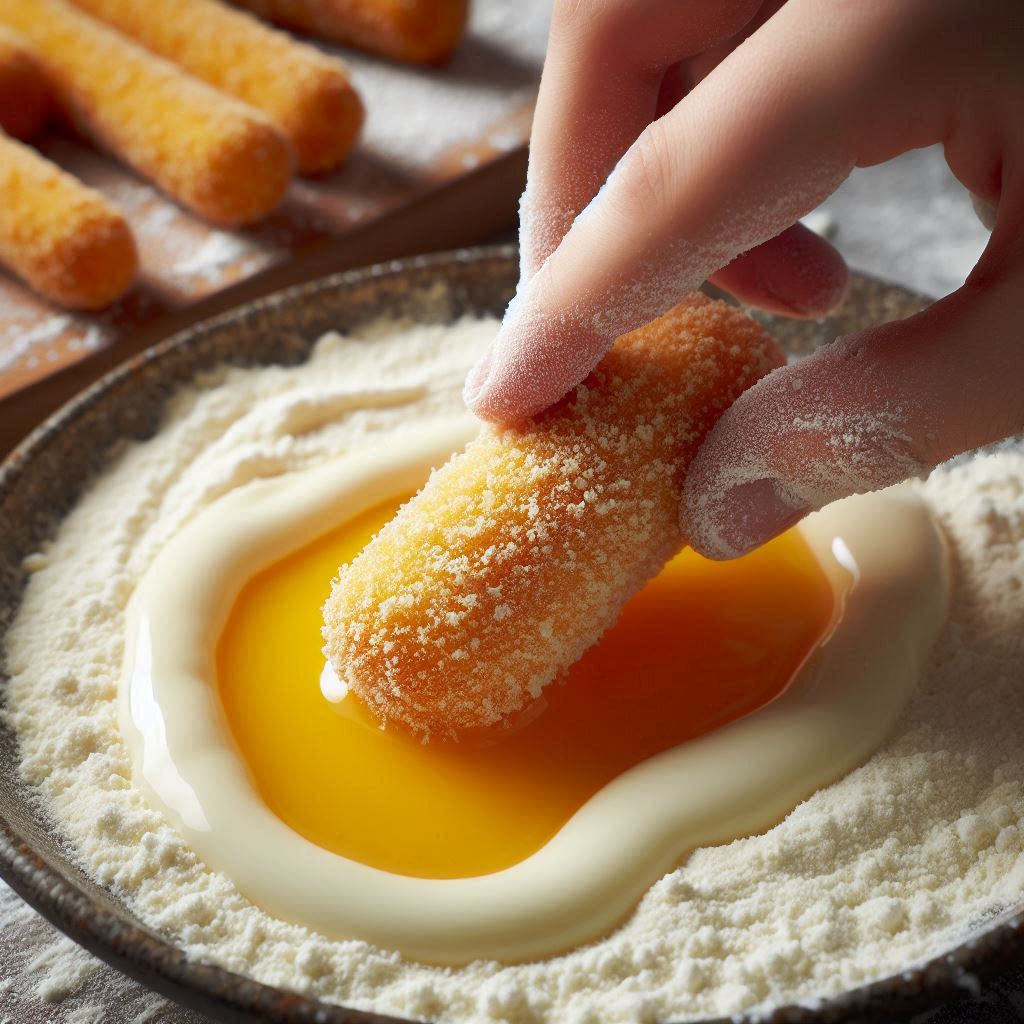 Air Fryer Mozzarella Sticks: The Ultimate Crispy, Cheesy Snack 5 Bread the Mozzarella Sticks