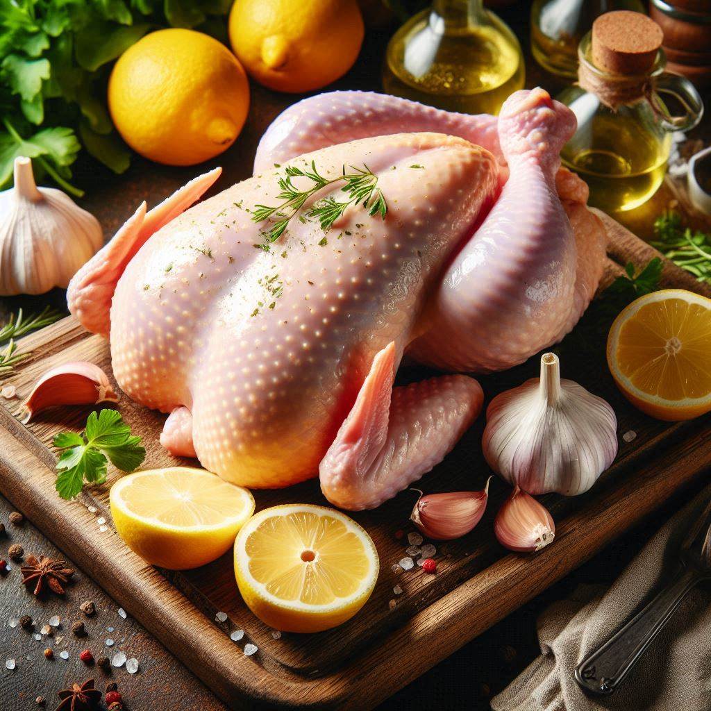 Low-Carb Lemon Garlic Roasted Chicken 3 Prepare the Chicken: