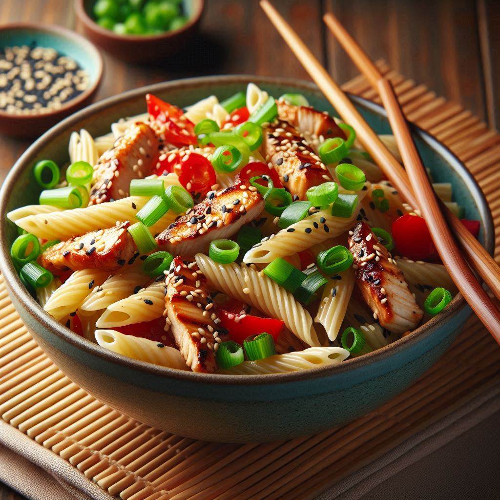 Teriyaki Chicken Pasta Salad