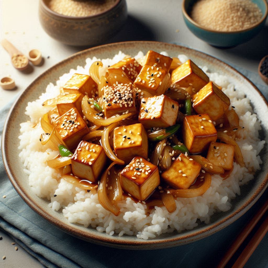 Tofu Stir-Fry with Jasmine Rice