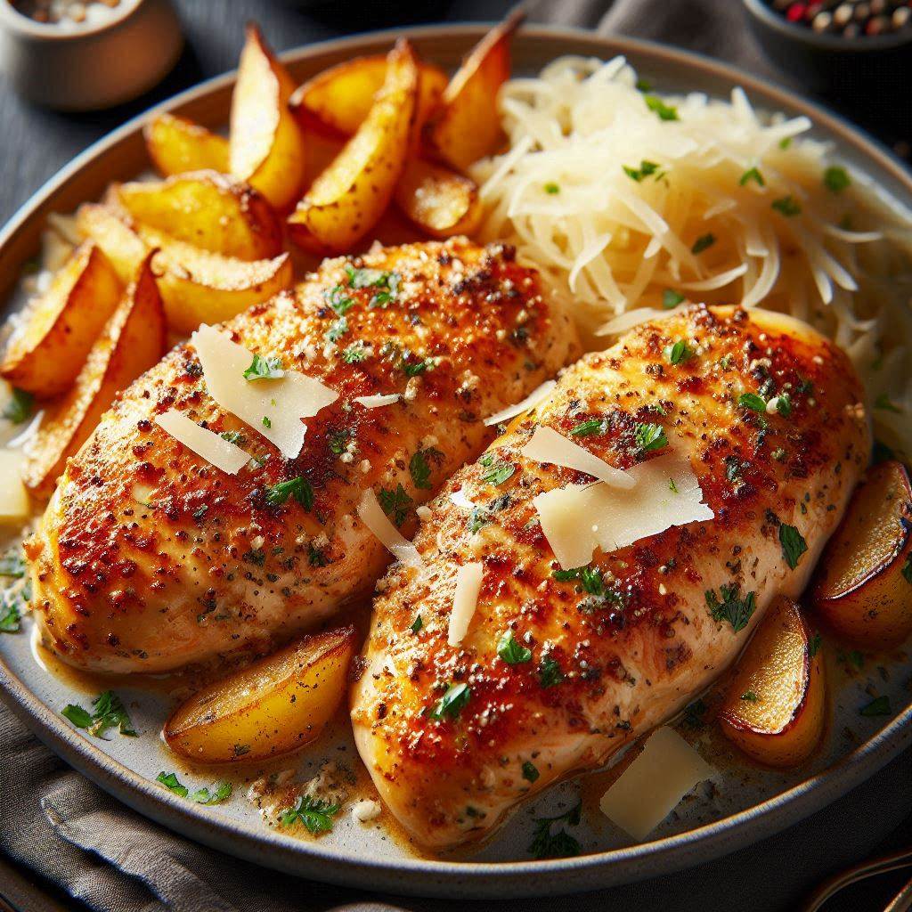 Garlic Parmesan Crusted Chicken