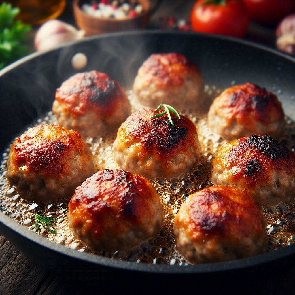 Crockpot BBQ Meatballs (Best & Easy!) 5 Sear for Extra Flavor (Optional, But Highly Recommended!)