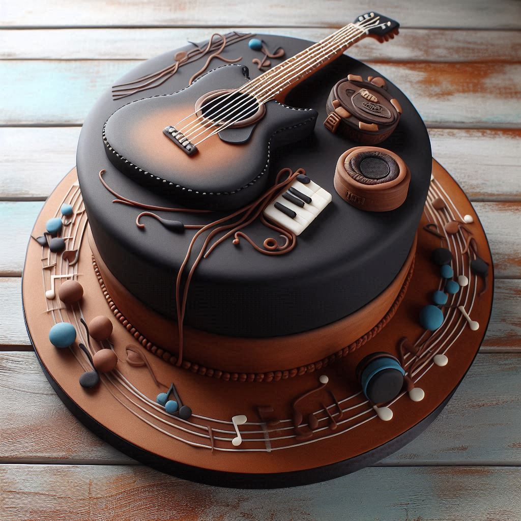 Guitar Cake