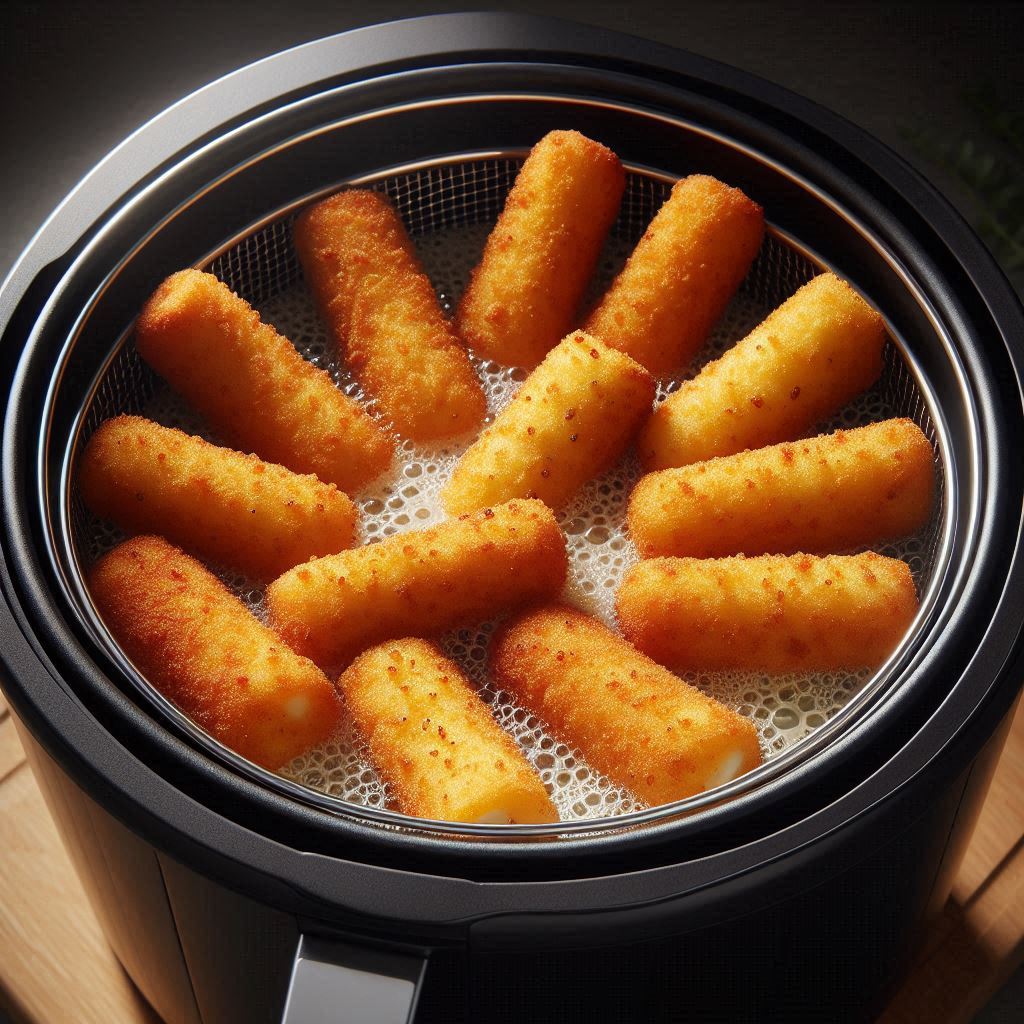 Air Fryer Mozzarella Sticks: The Ultimate Crispy, Cheesy Snack 8 Air Fry the Mozzarella Sticks
