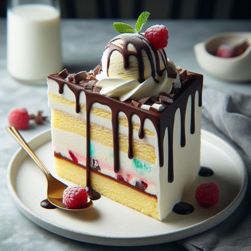 Vanilla Ice Cream Cake