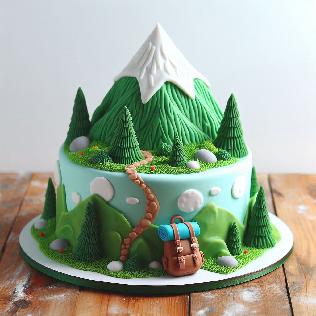 Mountain Adventure Cake