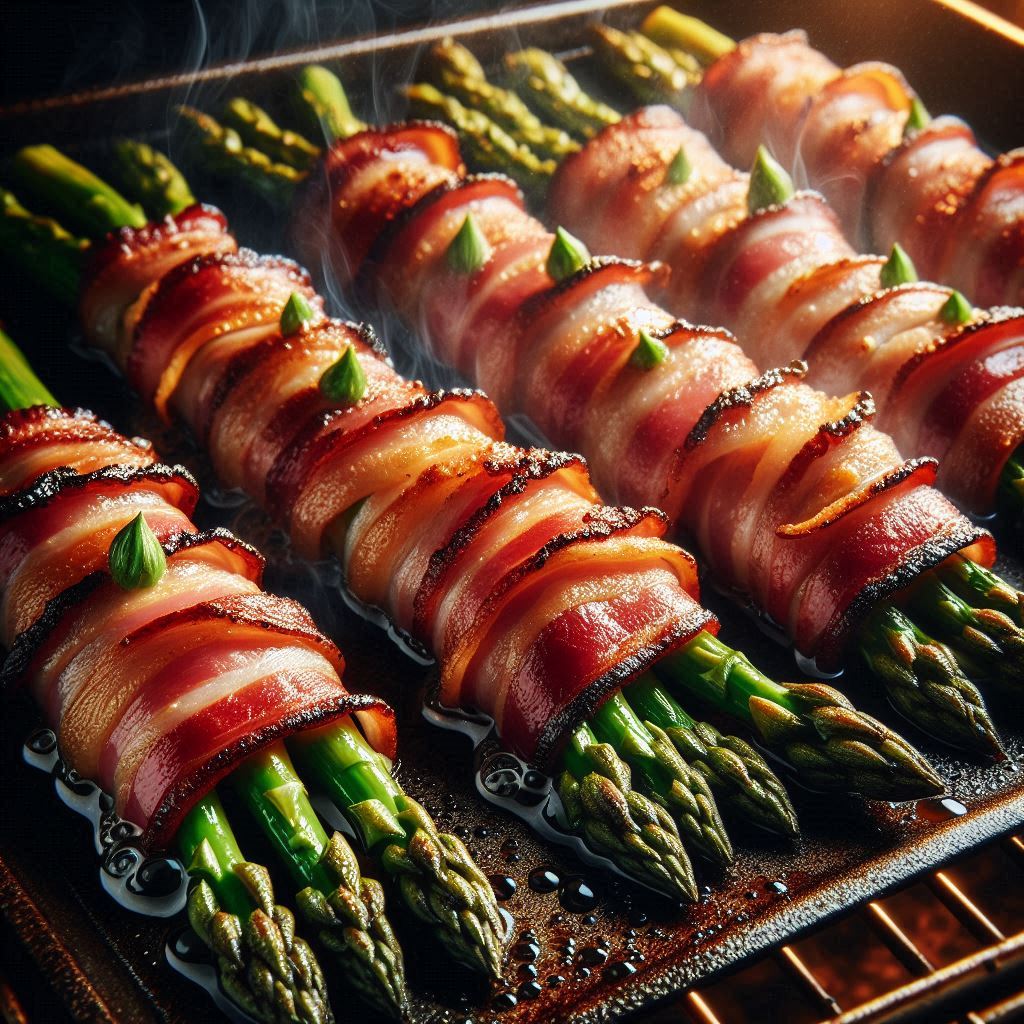 OIG4 afe89dc1 b84f 4238 8448 ad58fe8ea5b6 Bacon-Wrapped Asparagus (Healthy & Keto!)