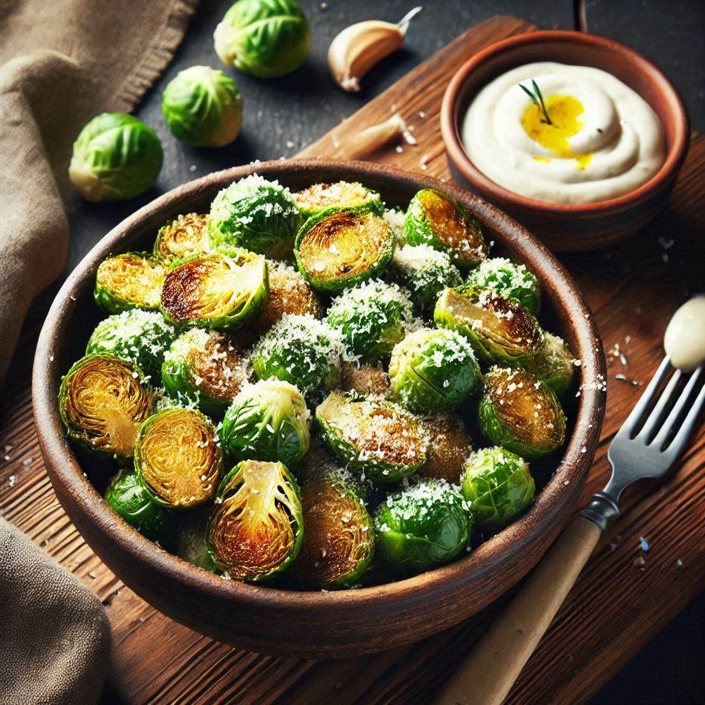  Crispy Parmesan Brussels Sprouts (Healthy & Low Carb!)