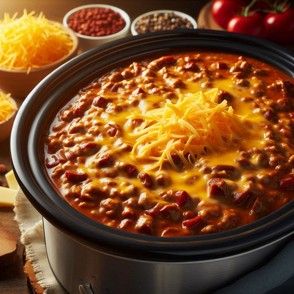 Crockpot Chili Cheese Dip (Best & Easy!) 5 Combine the Ingredients
