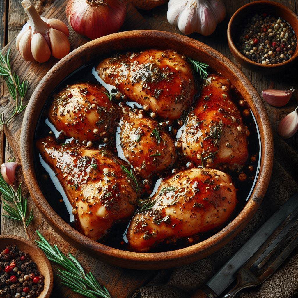 Italian Balsamic Chicken with Cherry Tomatoes – A Simple Yet Luxurious Dish 3 Marinate the Chicken: