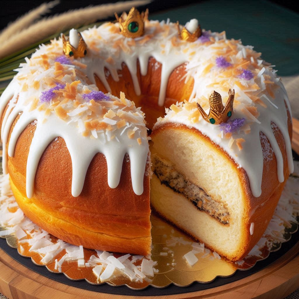 15 Best King Cake Recipes You Must Try! 11 Coconut Cream King Cake