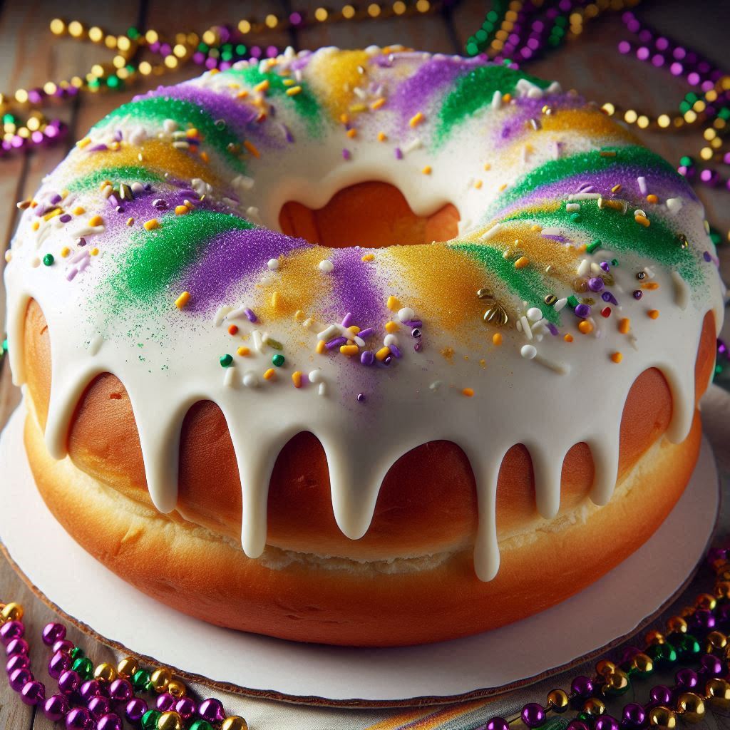 15 Best King Cake Recipes You Must Try! 4 Cream Cheese Filled King Cake