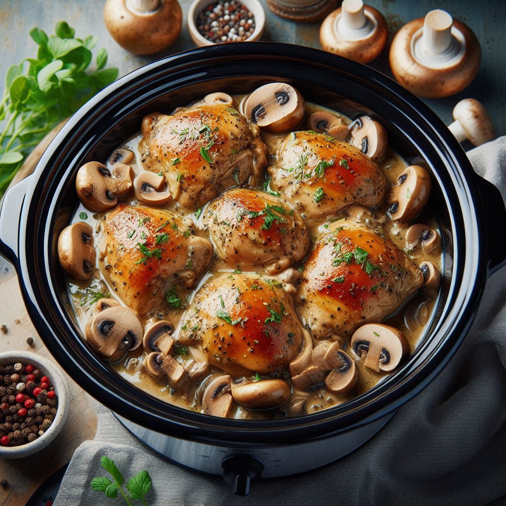 23 Irresistible Chicken Thigh Recipes You Must Try (Healthy, Easy, and Flavorful!) 14 Crockpot Chicken Thighs in Creamy Mushroom Sauce