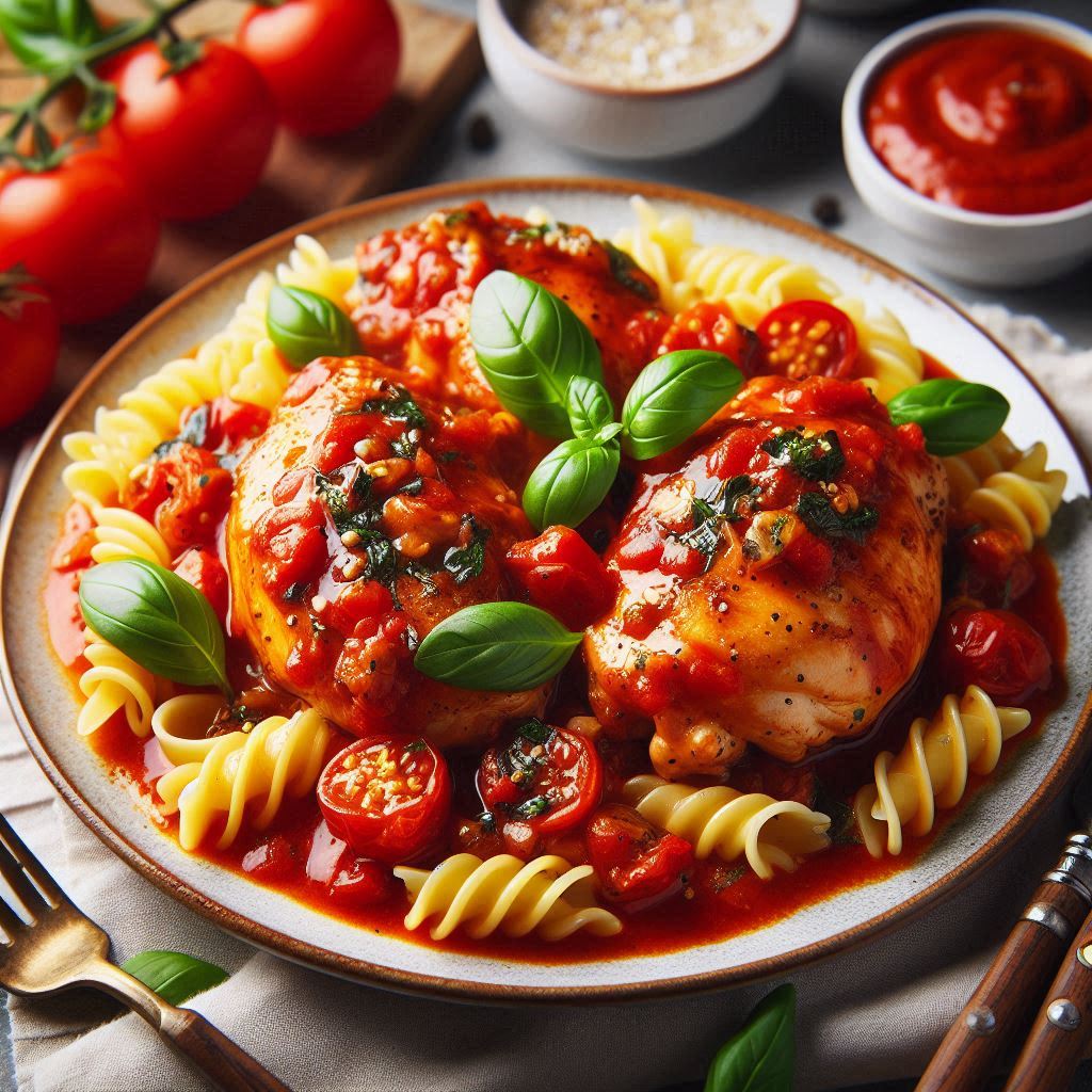 23 Irresistible Chicken Thigh Recipes You Must Try (Healthy, Easy, and Flavorful!) 15 Boneless Skinless Chicken Thighs with Tomato Basil Sauce