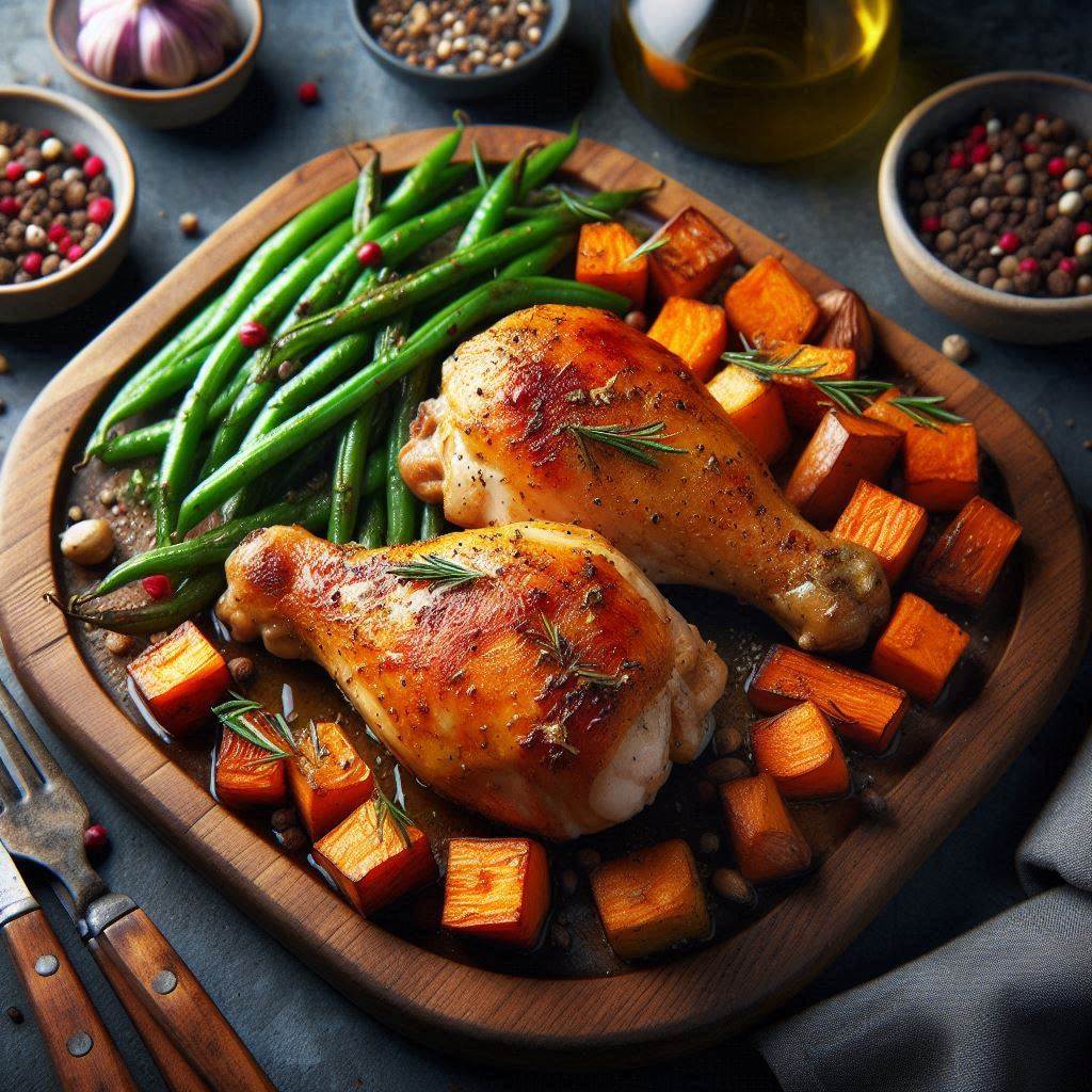 23 Irresistible Chicken Thigh Recipes You Must Try (Healthy, Easy, and Flavorful!) 18 Oven-Baked Chicken Thighs with Sweet Potatoes