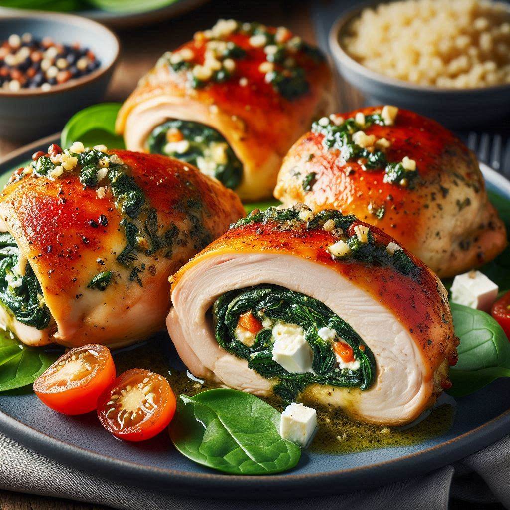 23 Irresistible Chicken Thigh Recipes You Must Try (Healthy, Easy, and Flavorful!) 19 Healthy Chicken Thighs with Spinach and Feta