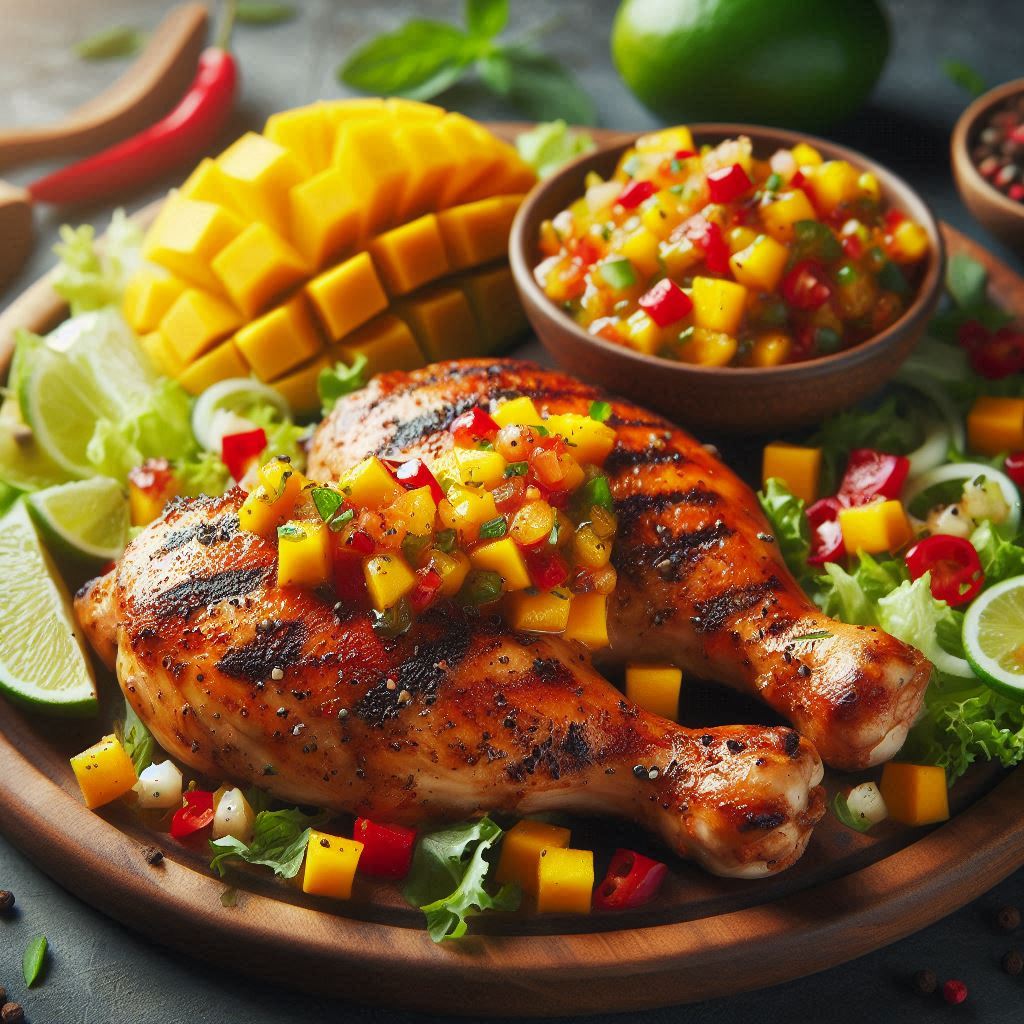 23 Irresistible Chicken Thigh Recipes You Must Try (Healthy, Easy, and Flavorful!) 25 Grilled Chicken Thighs with Spicy Mango Salsa