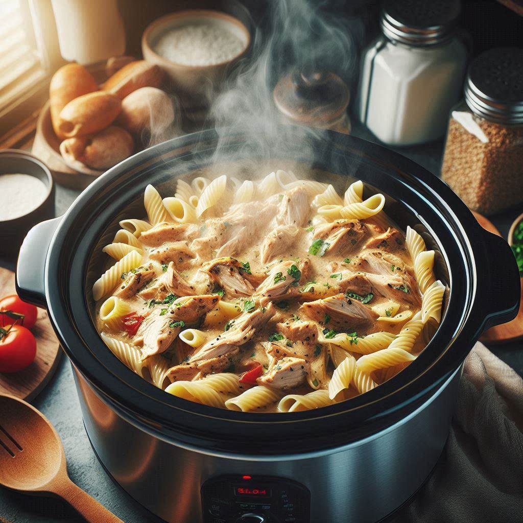24 Easy Chicken Pasta Recipes for a Cozy Dinner Night" 7 Crockpot Chicken and Pasta Recipes Easy