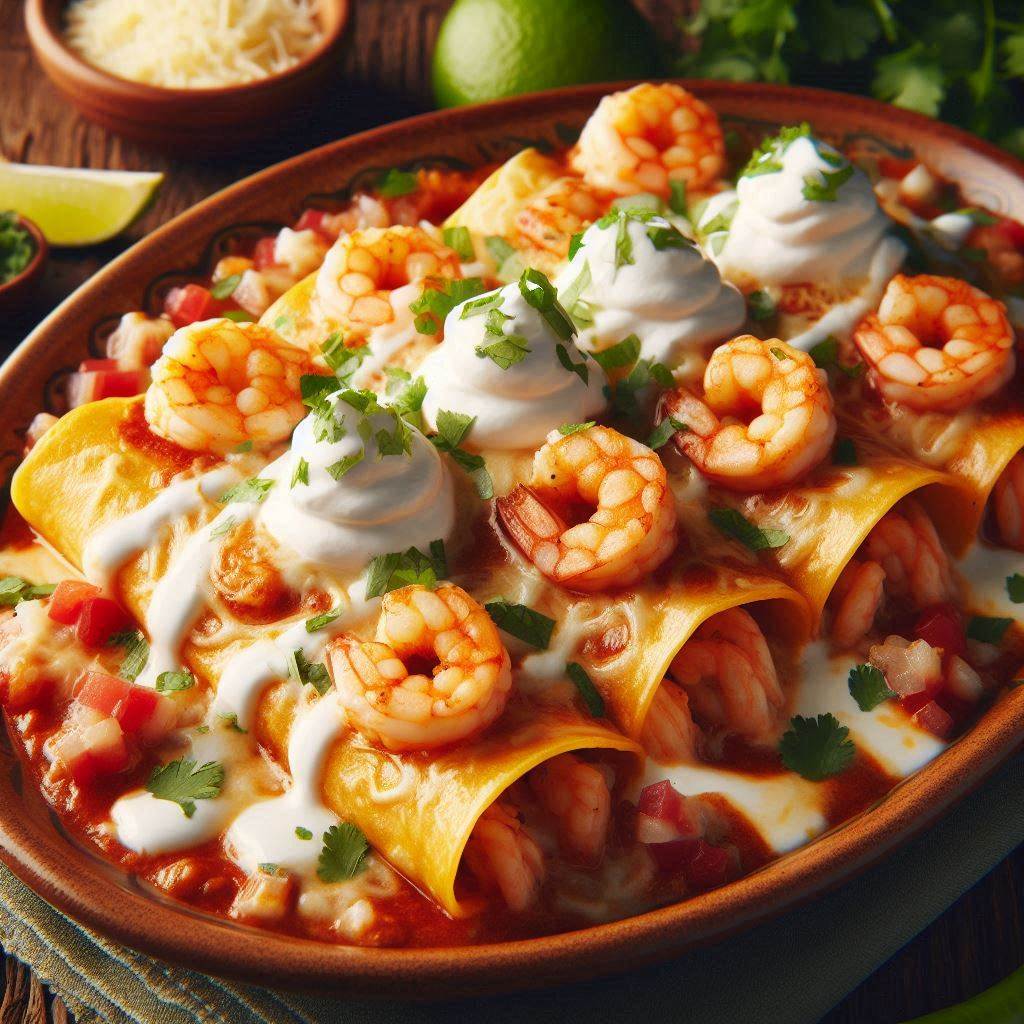22 Irresistible Shrimp Recipes for Dinner You’ll Want to Try Tonight" 20 Shrimp Enchiladas