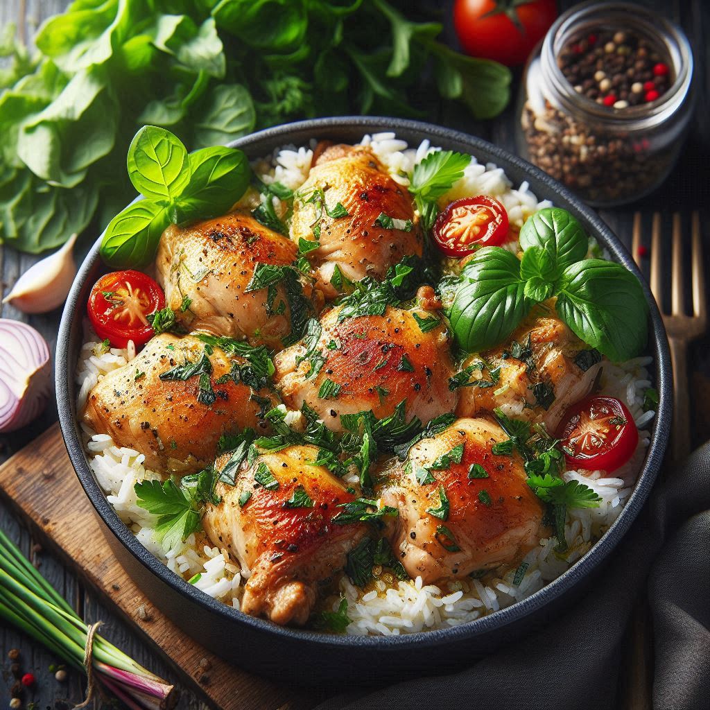 19 Mouthwatering Chicken Thigh Recipes to Elevate Your Cooking Game 6 Chicken Thighs with Rice in One Pot: The Ultimate Comfort Meal