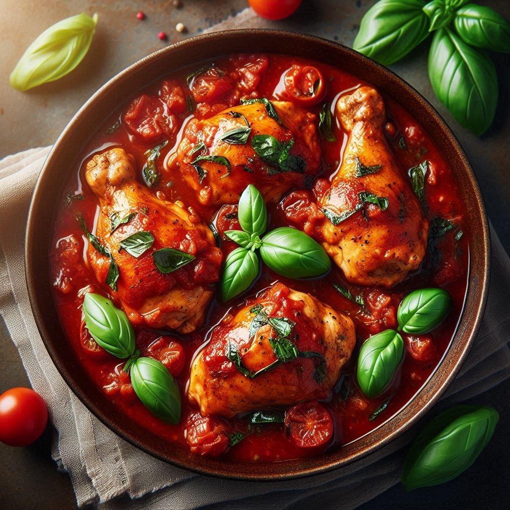 19 Mouthwatering Chicken Thigh Recipes to Elevate Your Cooking Game 19 Chicken Thighs in Tomato Basil Sauce: Comfort Food at Its Best