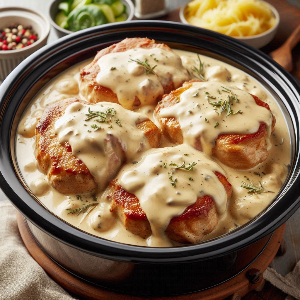 21 Irresistible Pork Chop Recipes for Your Crockpot That Will Change Your Dinner Game 8 Pork Chop Recipes Crockpot Cream Cheese