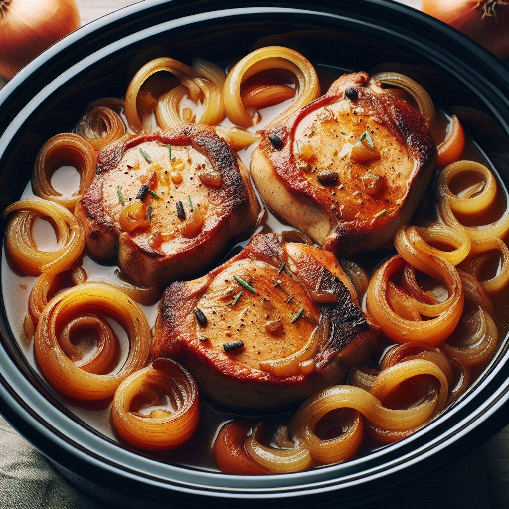 21 Irresistible Pork Chop Recipes for Your Crockpot That Will Change Your Dinner Game 13 Pork Chop Recipes Crockpot French Onion