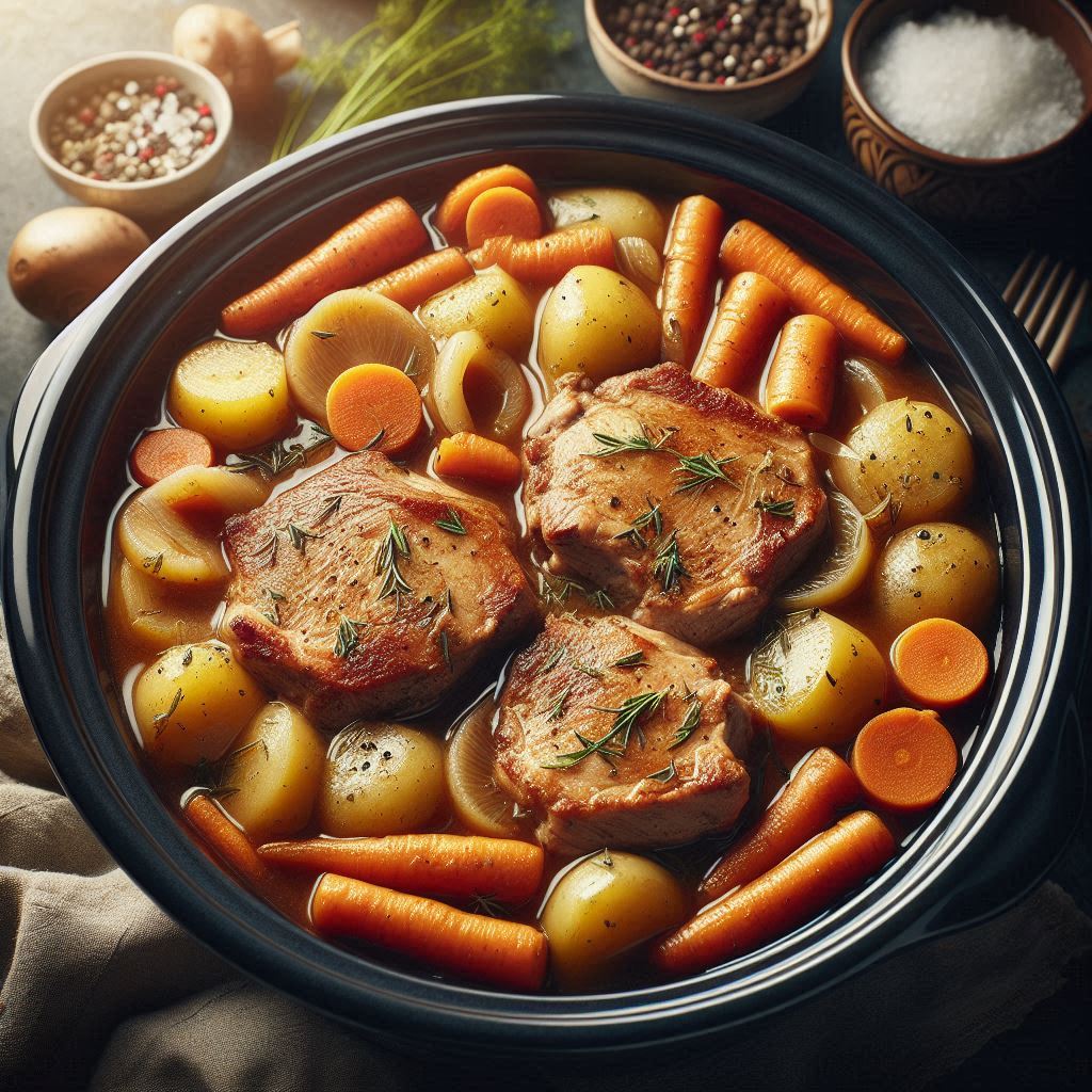 21 Irresistible Pork Chop Recipes for Your Crockpot That Will Change Your Dinner Game 15 Pork Chop Recipes Crockpot with Carrots and Potatoes