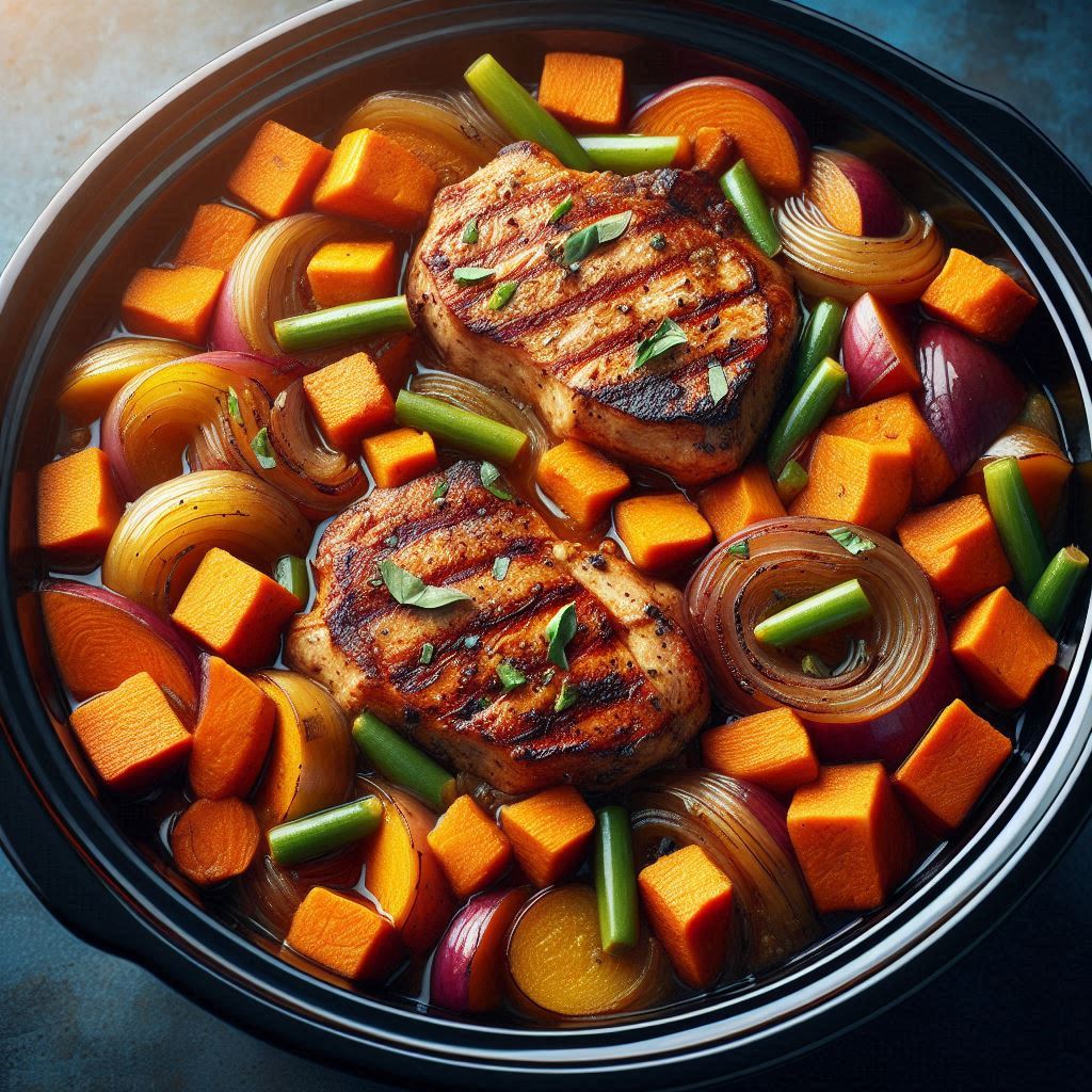 21 Irresistible Pork Chop Recipes for Your Crockpot That Will Change Your Dinner Game 17 Pork Chop Recipes Crockpot with Sweet Potatoes