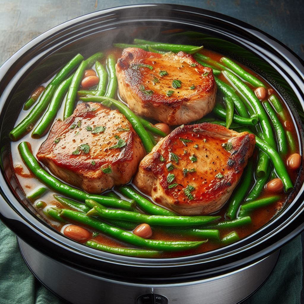 21 Irresistible Pork Chop Recipes for Your Crockpot That Will Change Your Dinner Game 18 Pork Chop Recipes Crockpot with Green Beans