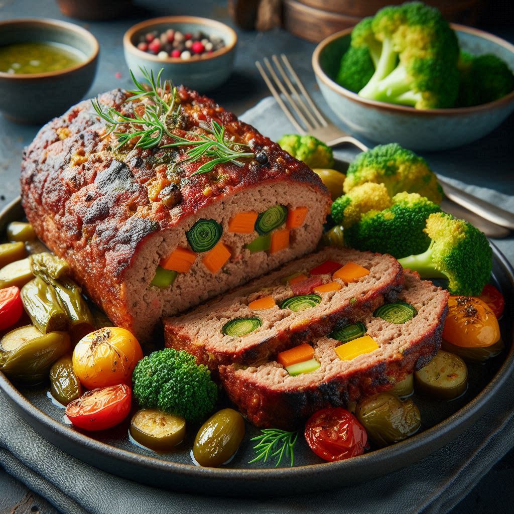 24 Delicious & Easy Meatloaf Recipes: Quick, Classic, and Flavorful Dinners You’ll Love 18 Simple Meatloaf with Roasted Vegetables