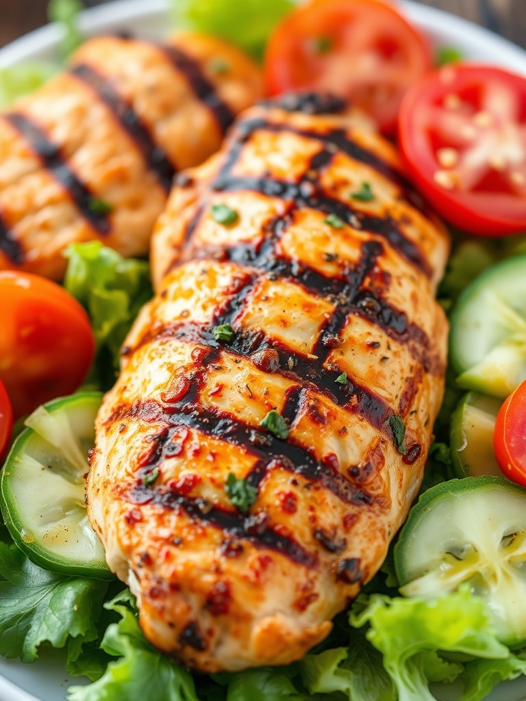 10 Summer Dinner Ideas for Family That Are Easy, Fun, and Delicious 3 Grilled Chicken Salad with Fresh Veggies