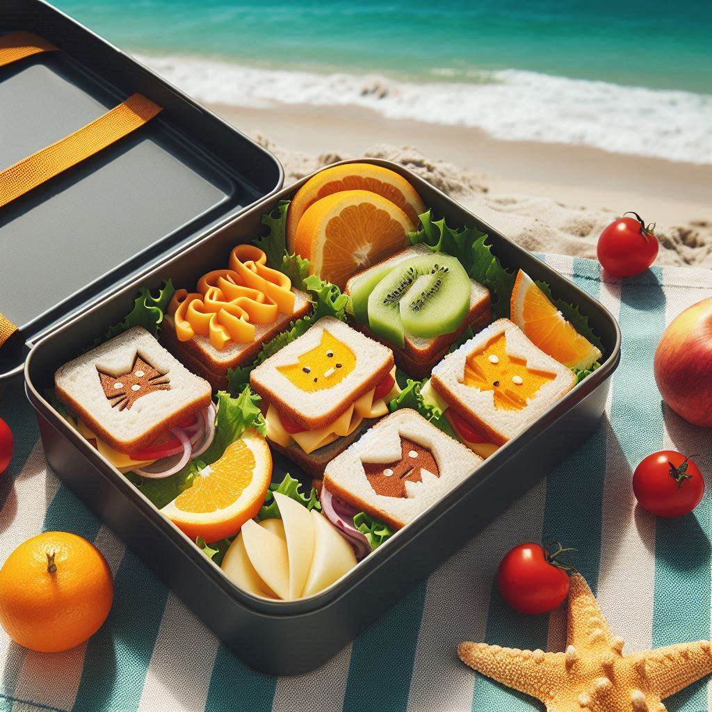 12 Beach Snack Ideas for Families This Summer 4 Mini Sandwiches