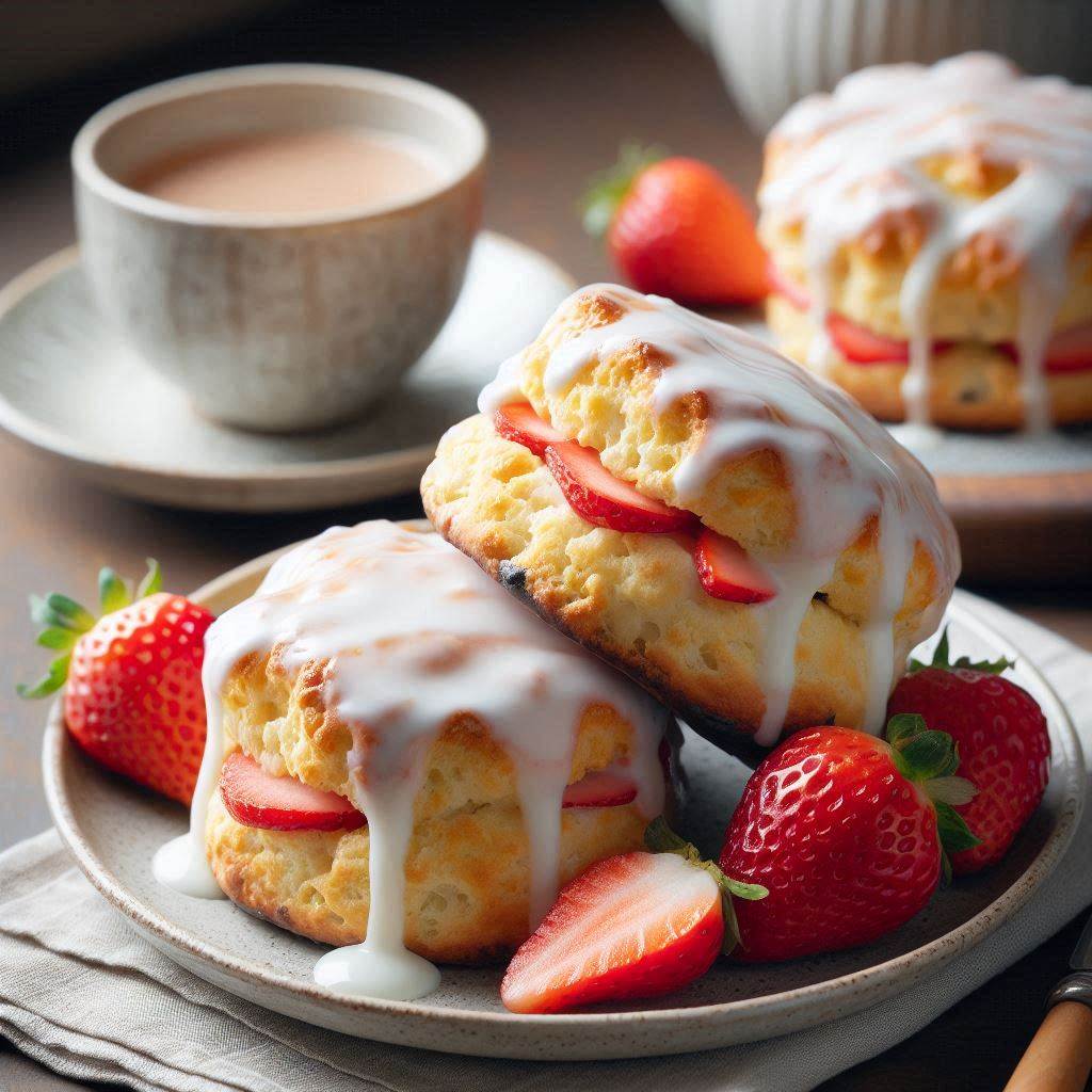15 Irresistible Fresh Strawberry Dessert Recipes to Sweeten Your Summer 16 Strawberry Scones with a Sweet Glaze