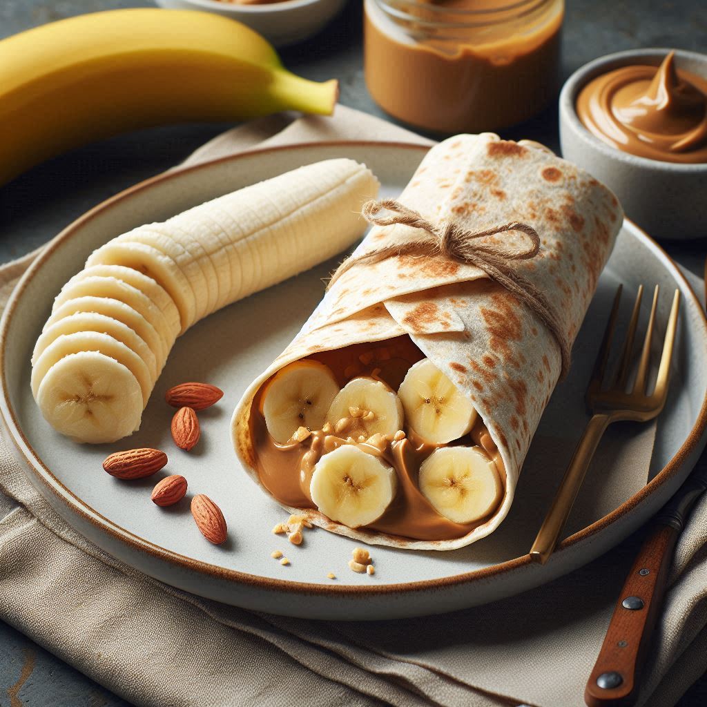 Healthy Breakfast Recipes on the Go: Start Your Day the Smart Way 4 Peanut Butter Banana Wrap