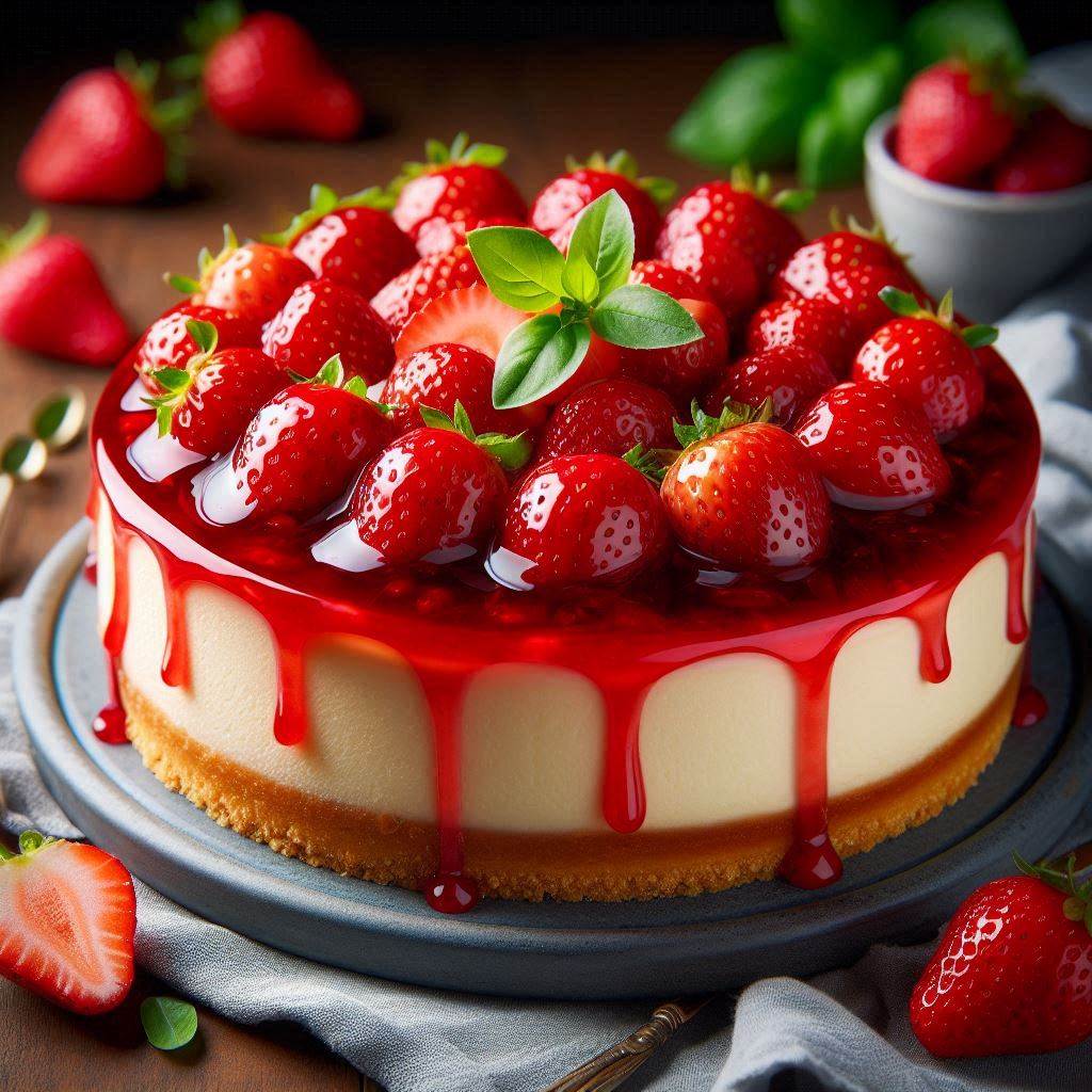 15 Irresistible Fresh Strawberry Dessert Recipes to Sweeten Your Summer 3 Fresh Strawberry Cheesecake Delight