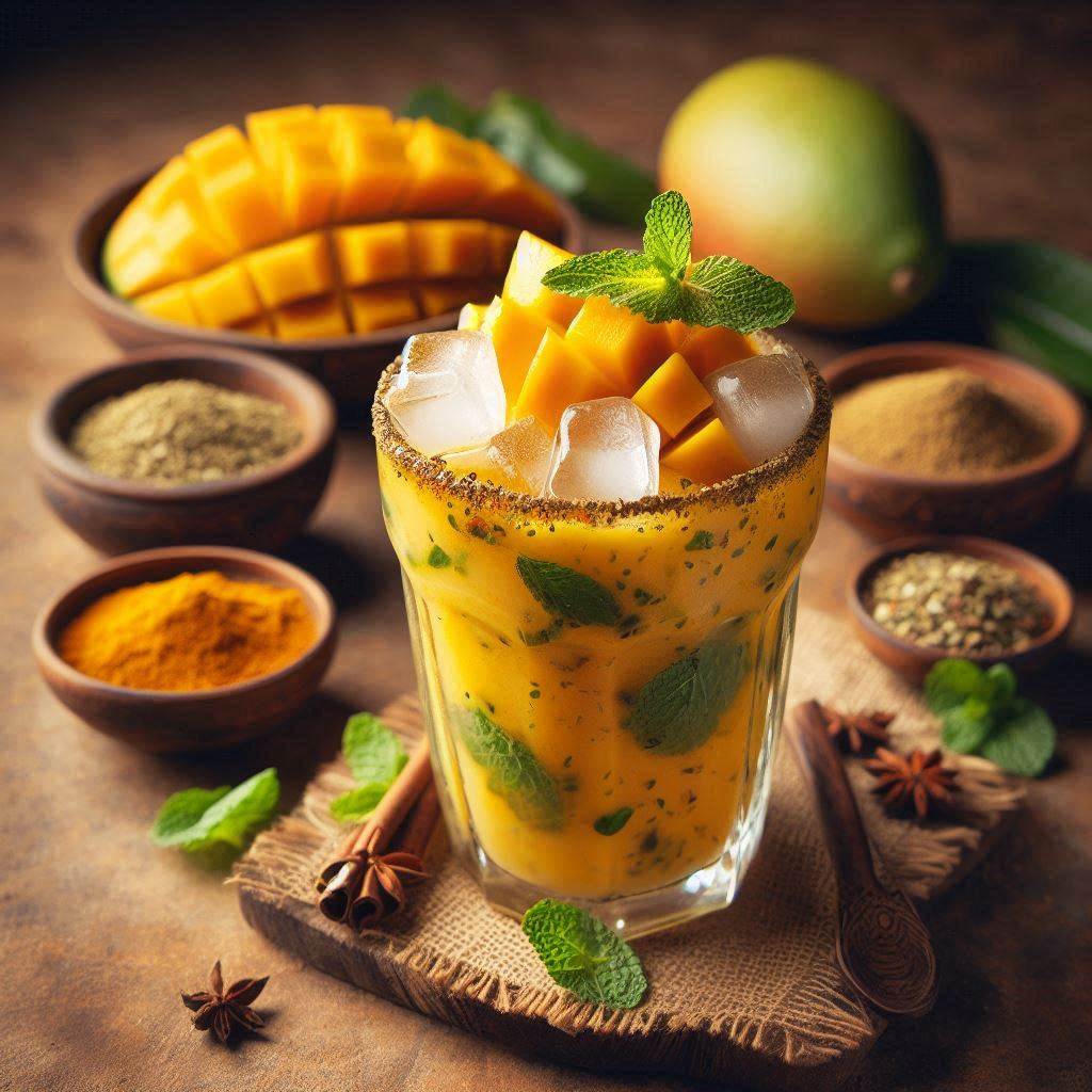 10 Easy & Refreshing Summer Drinks Recipes to Beat the Heat 7 Aam Panna – Sweet & Tangy Raw Mango Cooler